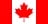 Flag of Canada with red and white vertical stripes and maple leaf